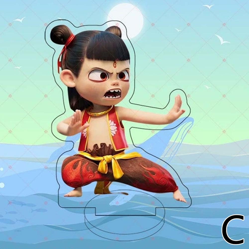 thumbnail image 1 of Soporte de escritorio acrílico de alto valor con dibujos animados de Nezha, lindo y divertido, 1 of 2