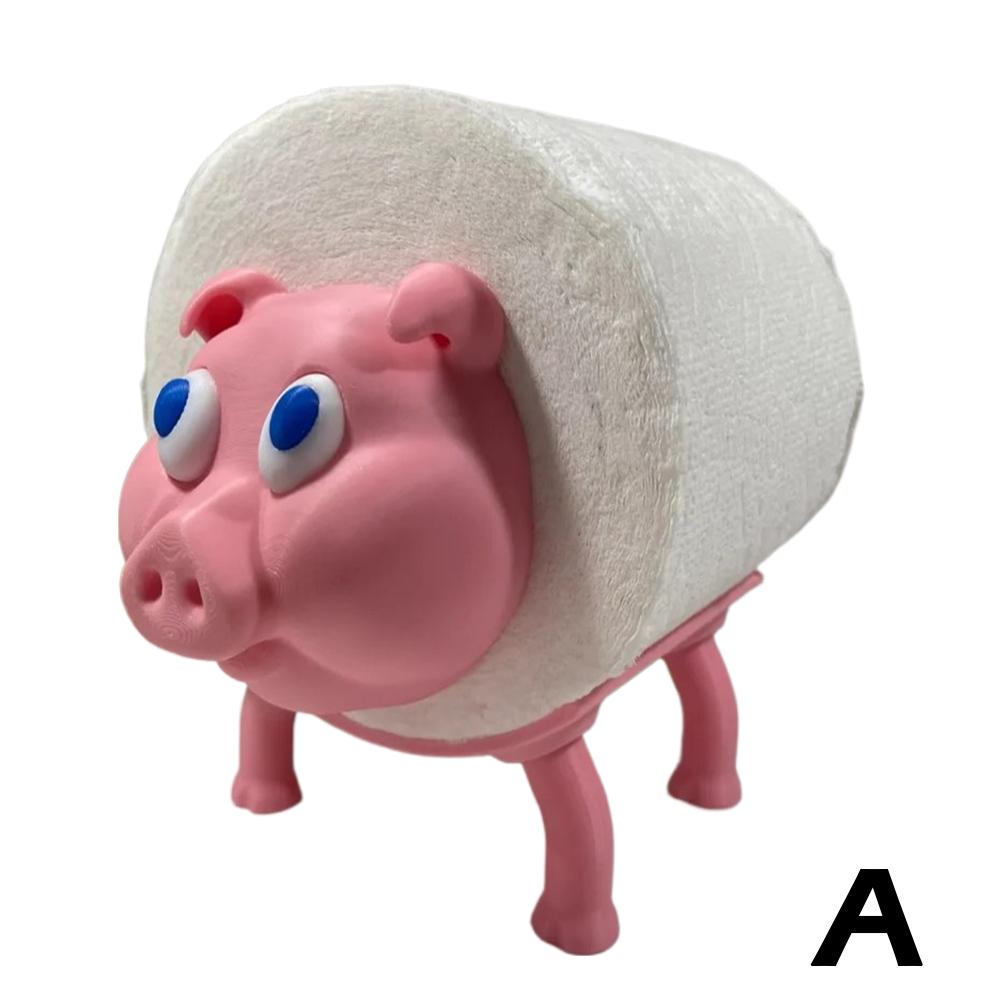 Porta toallas de papel higiénico con forma de animal, adornos creativos para el baño, porta toallas de papel con forma de oveja