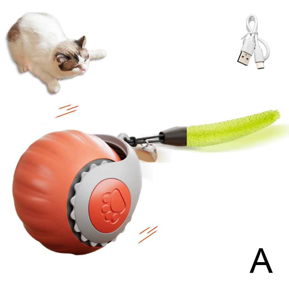 thumbnail image 1 of Pelota inteligente para gatos, juguete eléctrico para gatos, pelota rodante, pelota de autoentretenimiento., 1 of 2