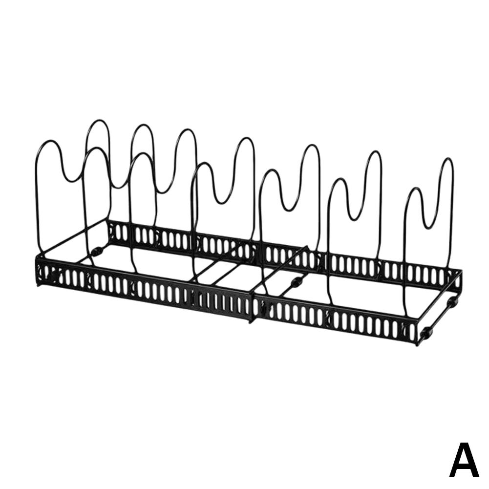 thumbnail image 1 of Estante retráctil para tapar ollas, estante para ollas, estante de almacenamiento para encimera, estante para tabla de cortar, estante de almacenamiento de cocina multifuncional, escurridor, 1 of 7