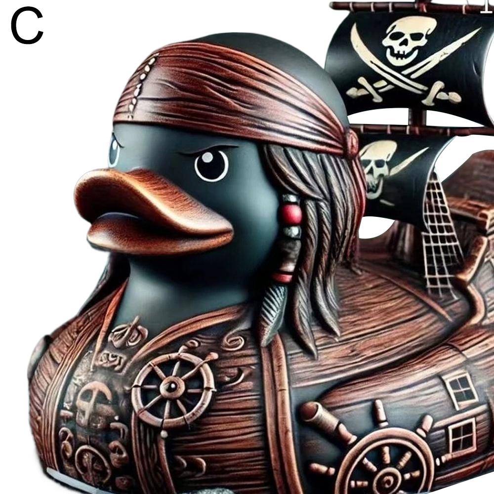 Figura de resina del capitán del barco pirata