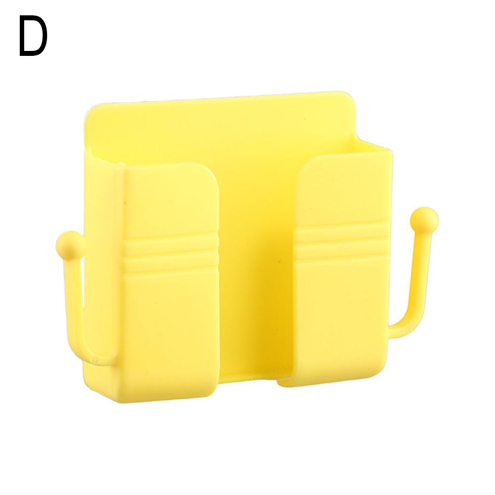 thumbnail image 1 of Soporte de carga para teléfono móvil, multifuncional, sin perforaciones, para pared, para dormitorio, mesita de noche, almacenamiento con control remoto, 1 of 7
