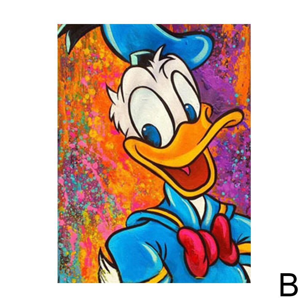thumbnail image 1 of Pintura de diamantes 5D de la serie de dibujos animados del Pato Donald y Mickey Mouse, pintura decorativa en lienzo., 1 of 7