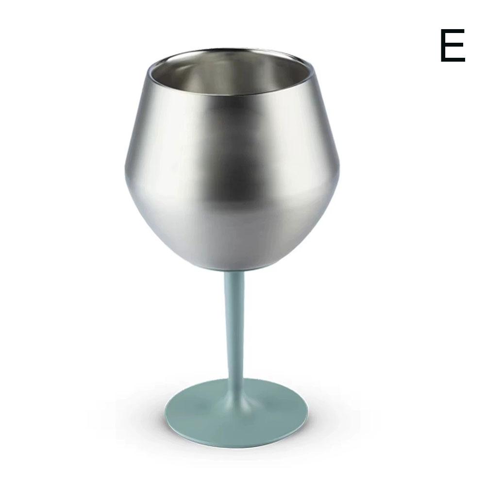 thumbnail image 1 of Copa de vino tinto portátil de gran capacidad de 400 ml, base de acero inoxidable desmontable., 1 of 2