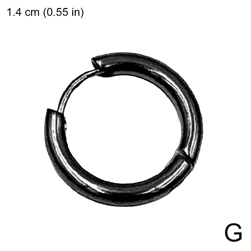 thumbnail image 1 of Suministro directo de fábrica de pendientes de aro de acero de titanio extra gruesos, pendientes con textura metálica, pendientes colgantes pesados, pendientes modernos para hombres y mujeres., 1 of 2