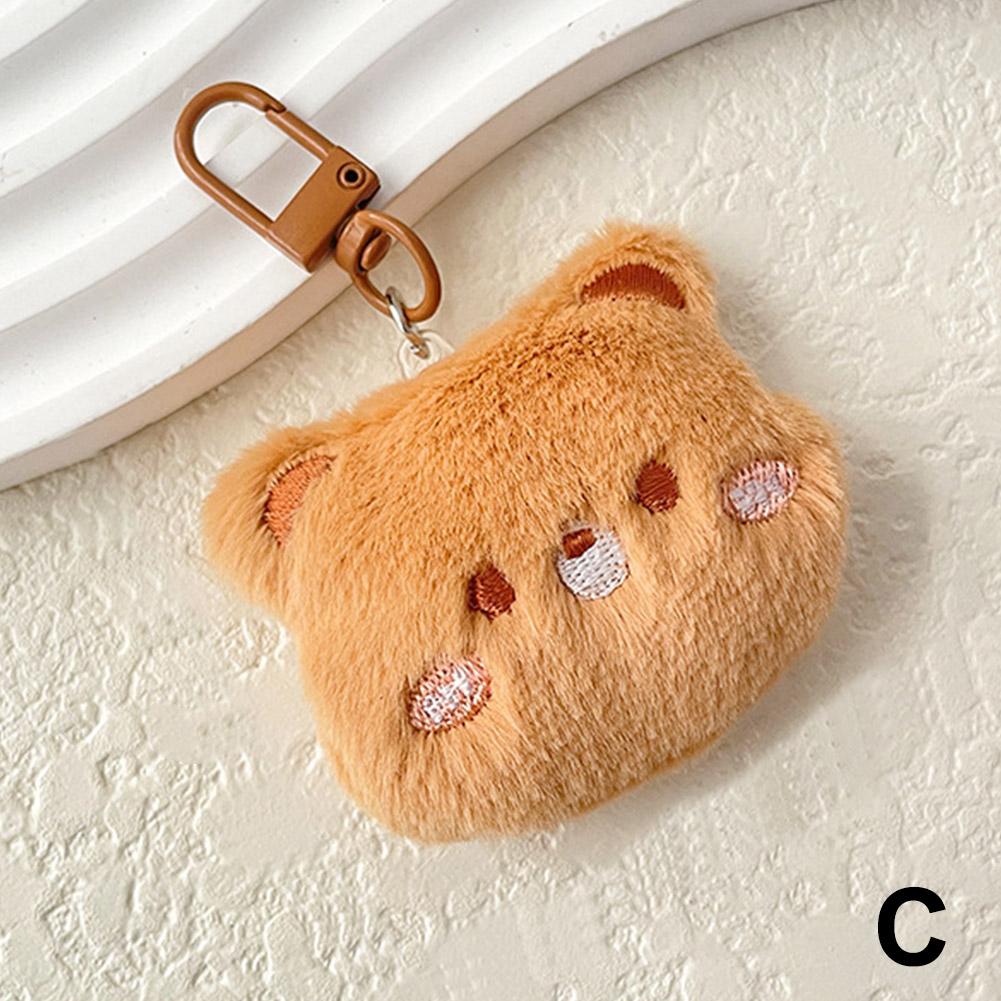 thumbnail image 1 of Lindo colgante de peluche con forma de castor de dibujos animados, colgante para bolso, mochila con forma de corazón para niña, llavero, accesorios de joyería., 1 of 2