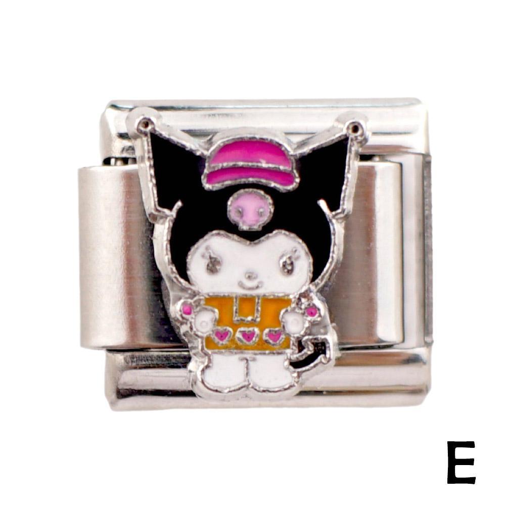 thumbnail image 1 of Pulsera modular con lazo de gato de dibujos animados, cadena elástica personalizada para armar, 1 of 2