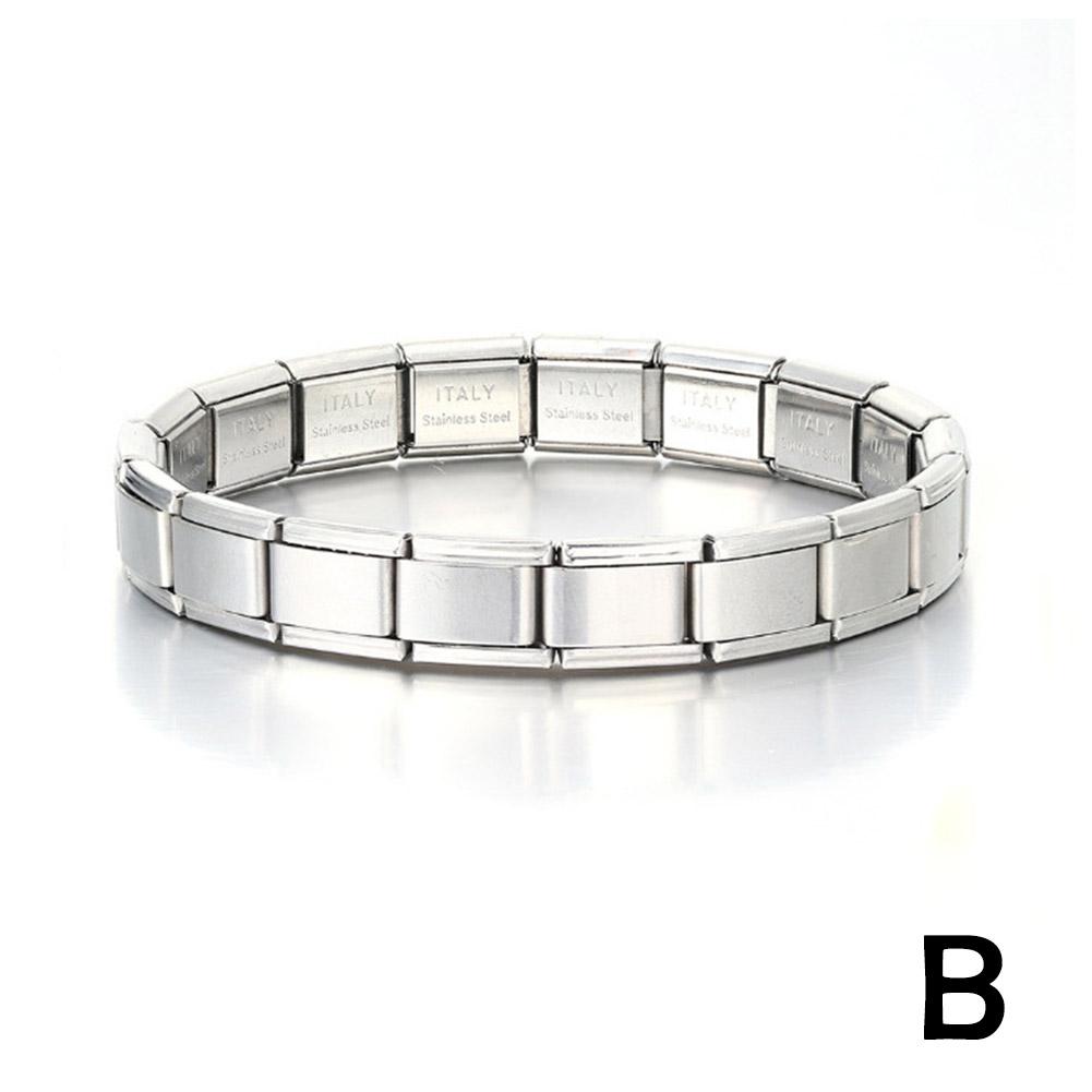 thumbnail image 1 of Pulsera de acero inoxidable con diseño italiano de Love Star, con diseño transfronterizo, con empalme de moda europea y americana, elástica y desmontable., 1 of 7