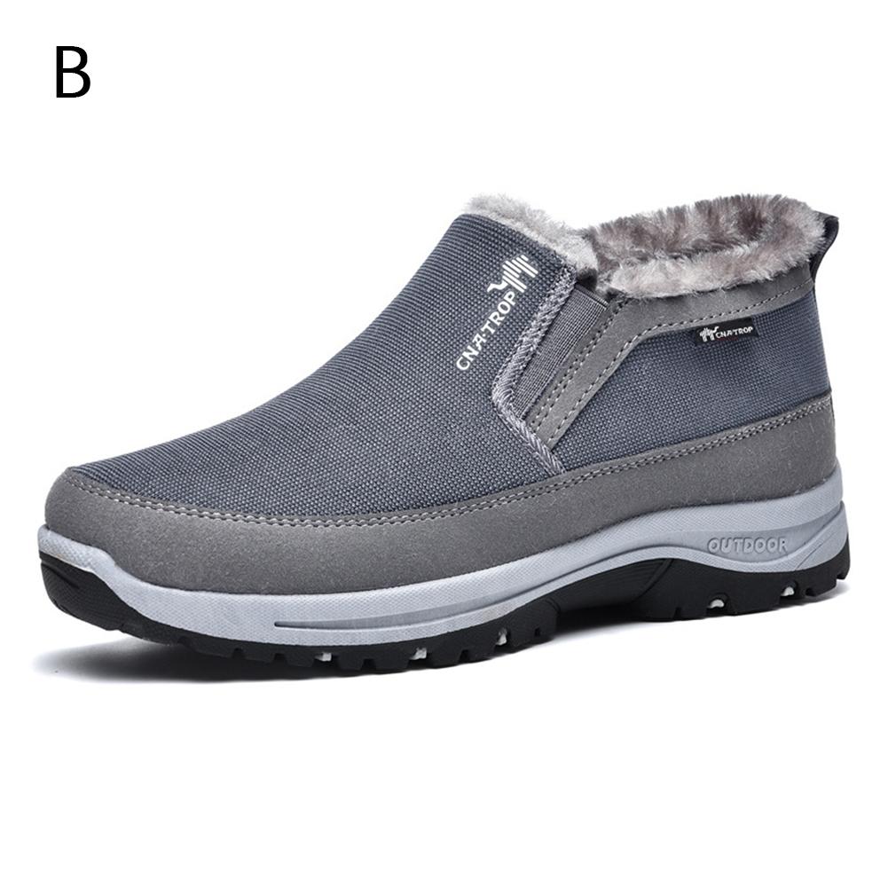 Botas de nieve altas impermeables, cálidas, antideslizantes, de terciopelo grueso, para hombre, talla grande, de algodón, para invierno, para exteriores, transfronterizas, Amazon