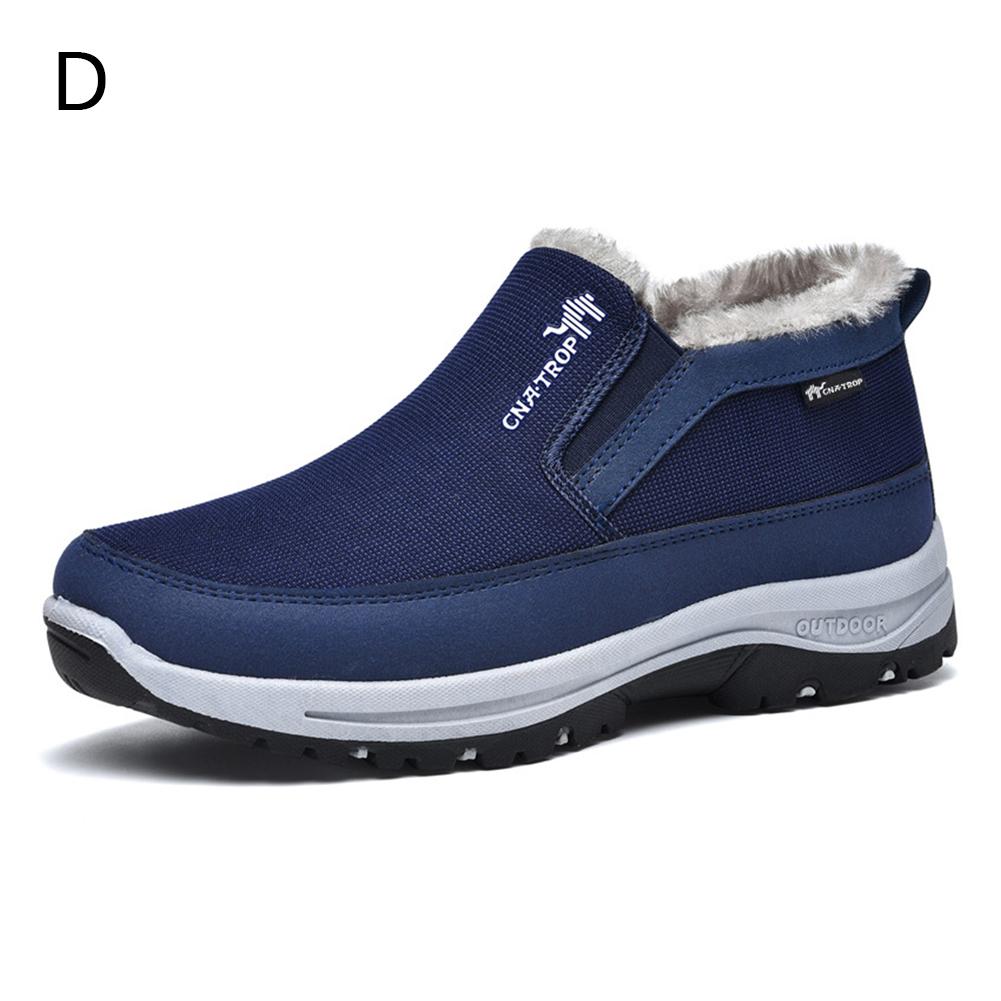 thumbnail image 1 of Botas de nieve altas impermeables, cálidas, antideslizantes, de terciopelo grueso, para hombre, talla grande, de algodón, para invierno, para exteriores, transfronterizas, Amazon, 1 of 2