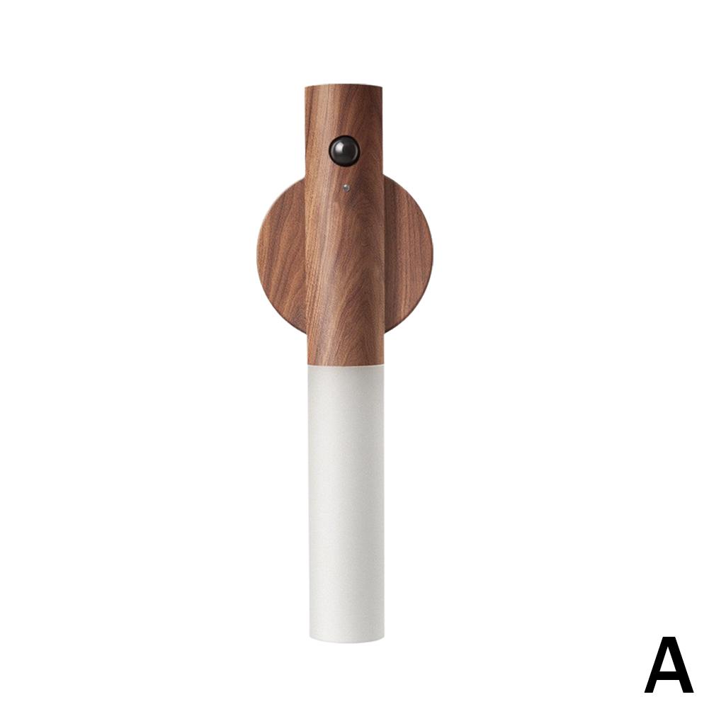 Lámpara de noche LED inteligente transfronteriza con detección de cuerpo humano, creativa, para escritorio, pasillo, de pared con carga, de emergencia para exteriores.