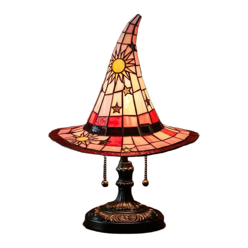 thumbnail image 1 of Lámparas de sombrero de bruja Adornos de lámpara de sombrero de bruja Iluminación mágica Enchufe USB Adornos de iluminación LED, 1 of 7