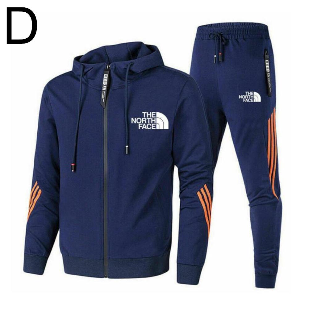 thumbnail image 1 of Nuevo traje deportivo de otoño para hombre, traje informal con cremallera y cuello alto., 1 of 7