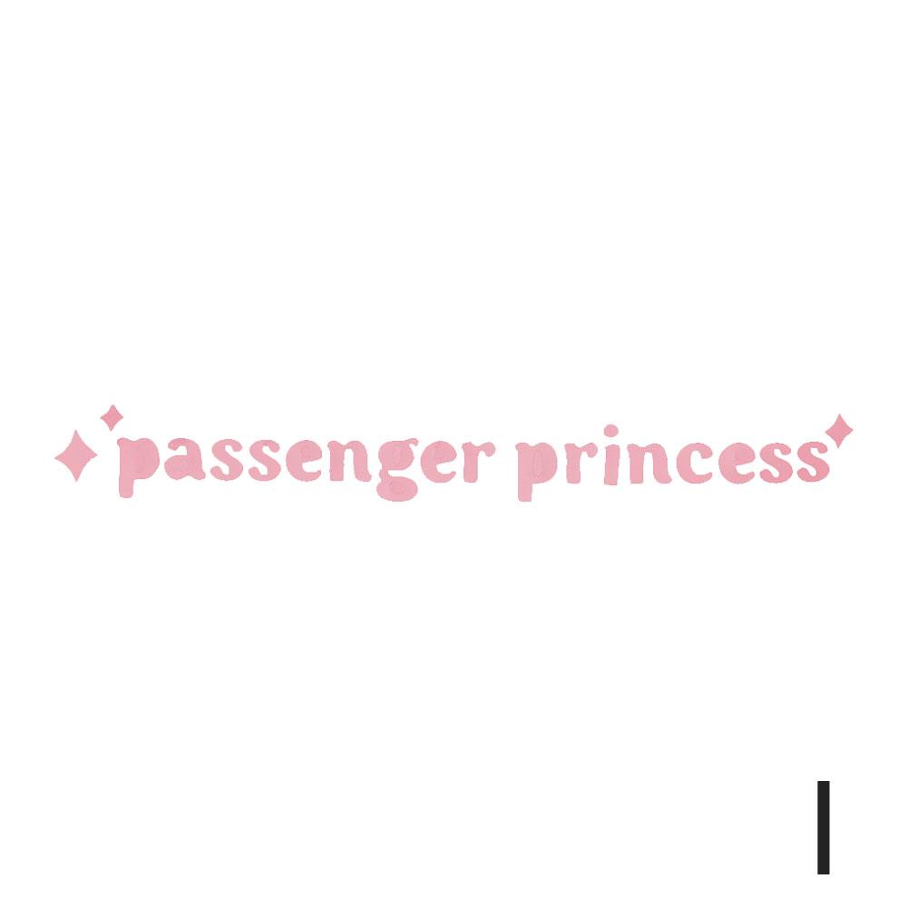 thumbnail image 1 of Pegatina para espejo retrovisor de coche, diseño de princesa estrella, para pasajero, 1 of 2