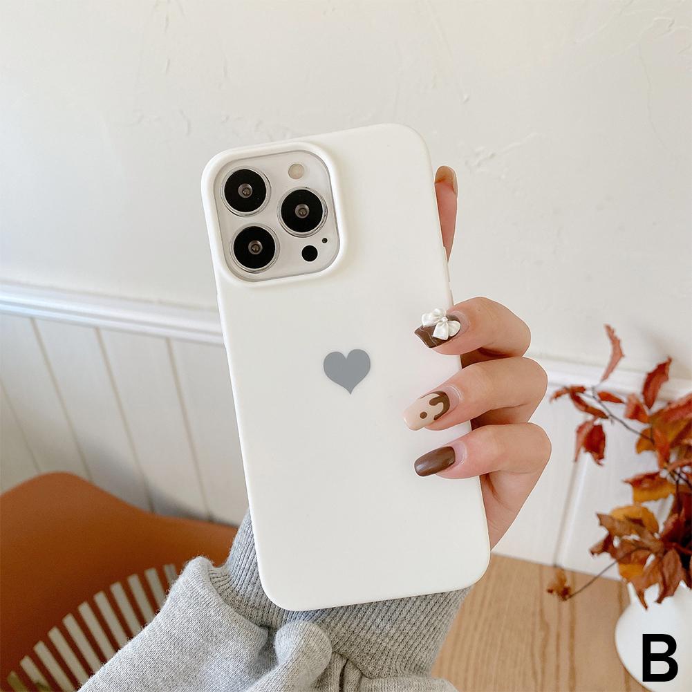 thumbnail image 1 of Para iPhone Love Frosted Funda para teléfono móvil Pequeña Love Funda para teléfono móvil Frosted Feel Soft Shell 1 Aplicable, 1 of 7