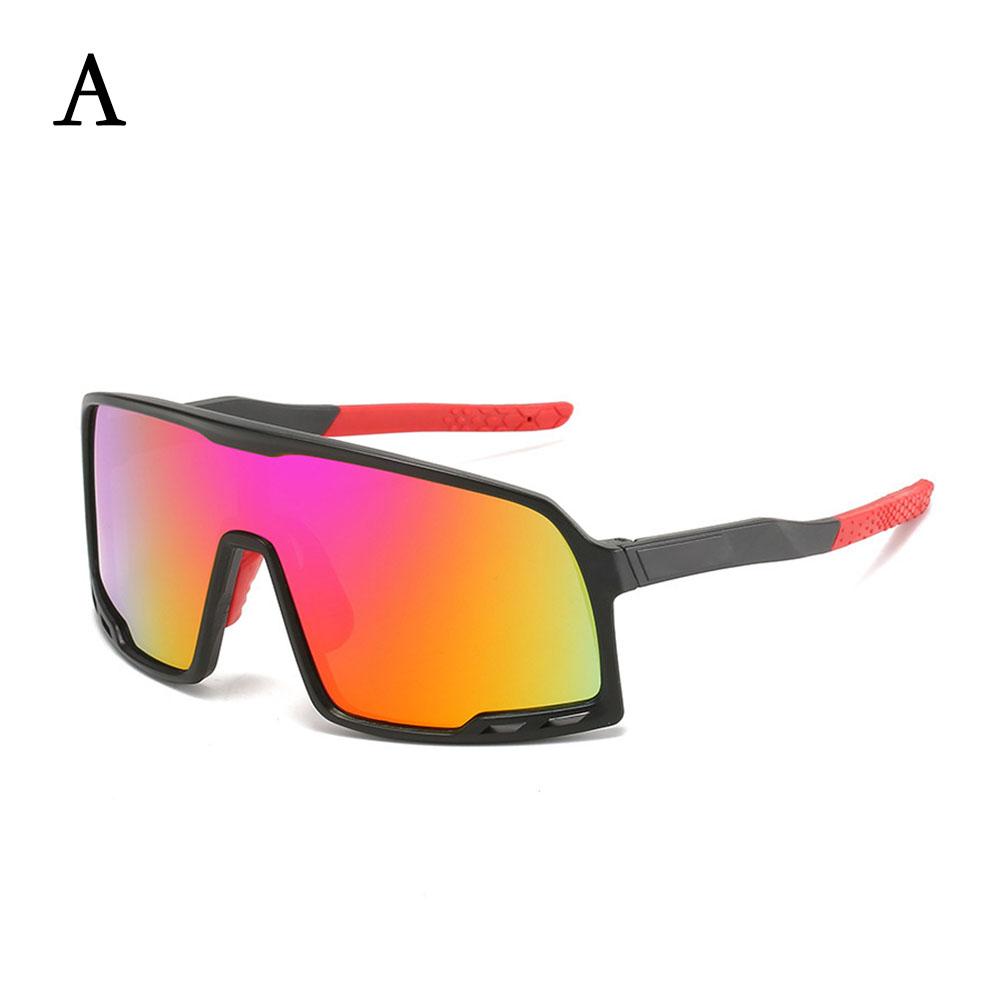 thumbnail image 1 of Gafas de ciclismo, gafas para deportes al aire libre, gafas de sol de una pieza con montura grande, gafas de sol Mercury reflectantes de colores, 1 of 7