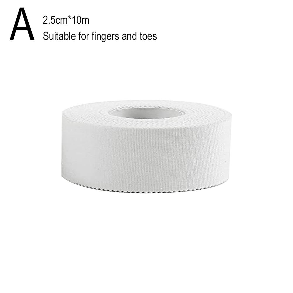 thumbnail image 1 of Cinta de muñeca, protección para tobillos, cinta fija de algodón protectora blanca, vendaje deportivo de algodón con borde dentado, cinta de parche blanca, 1 of 2