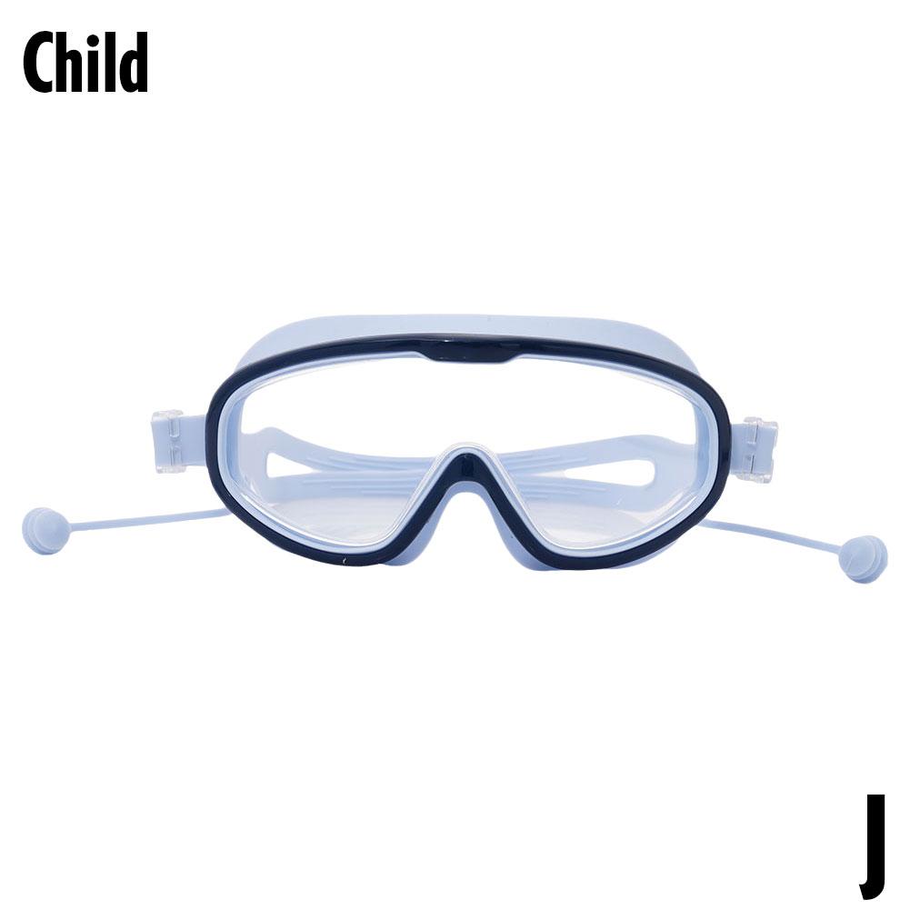 thumbnail image 1 of Gafas de natación para adultos con montura grande, impermeables y antivaho, de alta definición, con tapones para los oídos, de silicona, para niños., 1 of 7