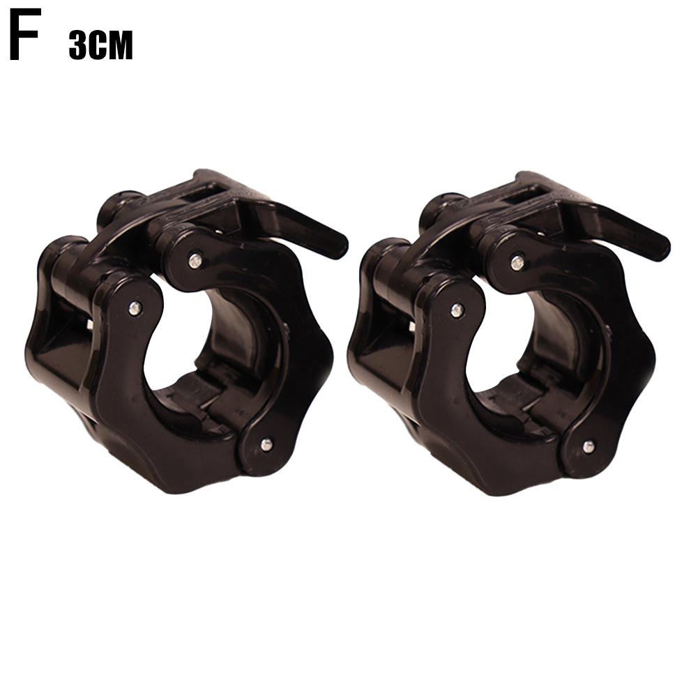Hebilla rápida para mancuernas, clip fijo, resorte, tuerca para barra de mancuernas, hebilla de 2,5 cm, 2,8 cm, 3 cm y 5 cm
