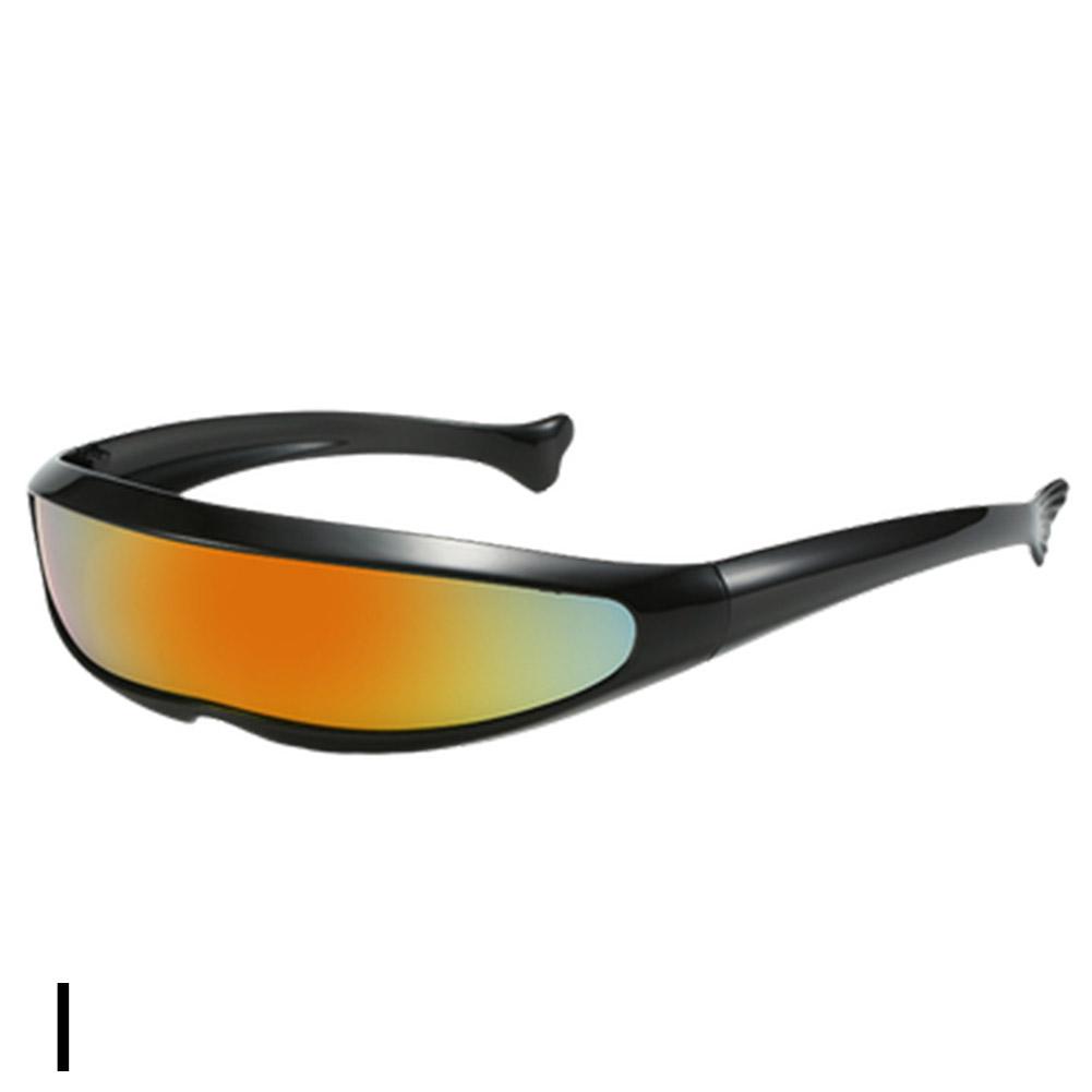 thumbnail image 1 of Gafas de sol con forma de delfín, gafas con forma de pez, robot espacial, gafas de sol para ciclismo y deportes al aire libre para hombres, 1 of 7