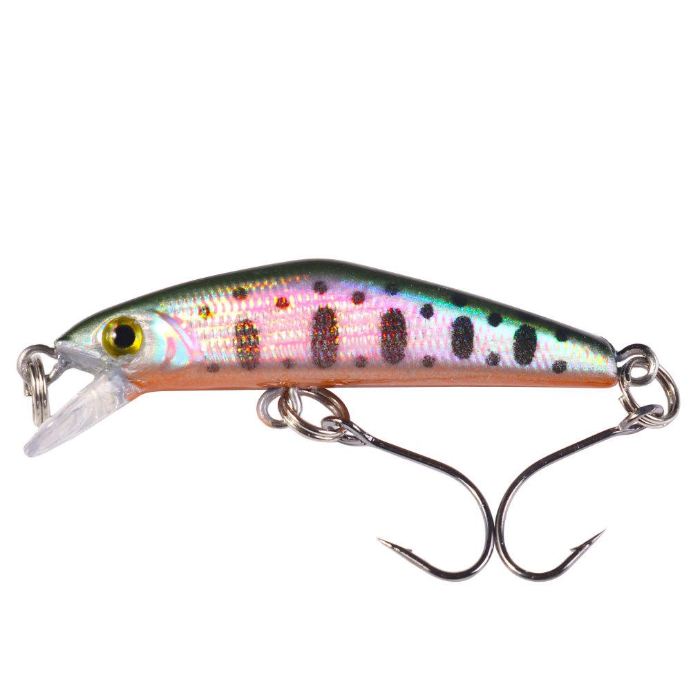 Nuevo señuelo de pesca duro, cebo para pececillos, cebo falso biónico, pececillo que se hunde, microcebo, aparejos de pesca