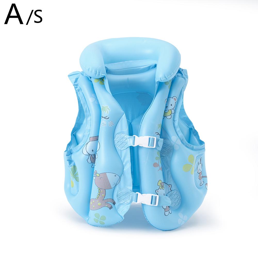 Traje de baño inflable de PVC para niños, chaleco salvavidas para niños, chaleco de flotabilidad