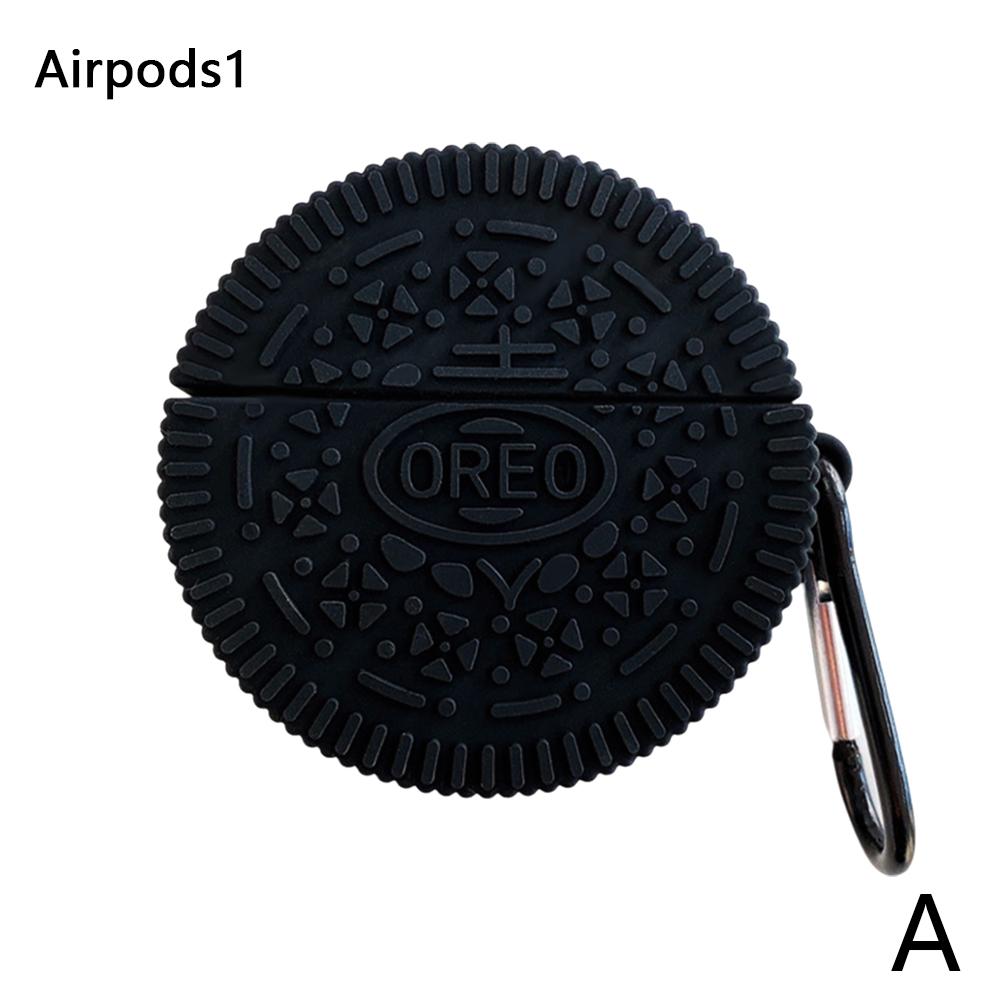 thumbnail image 1 of Funda de silicona para auriculares inalámbricos Bluetooth Airpods Oreo de 5.ª generación y 3.ª generación., 1 of 2