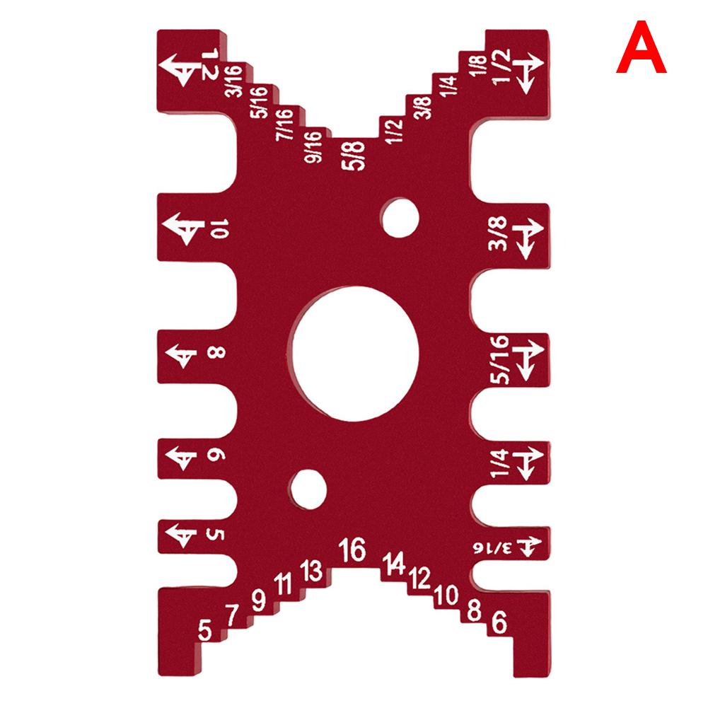 Calibrador de tarjeta de aleación de aluminio para carpintería, calibrador de mortaja y espiga, calibrador de altura para sierra de mesa, mesa de fresado, modificación invertida, bricolaje