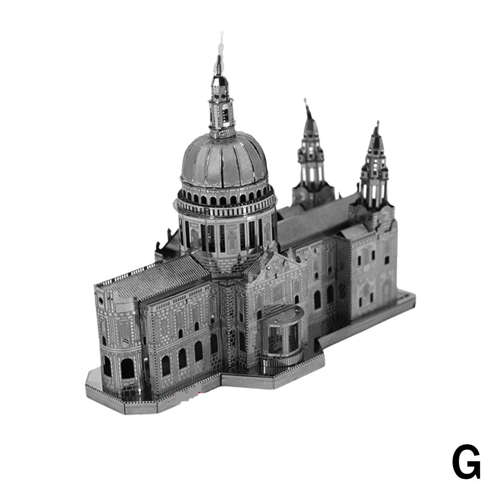 thumbnail image 1 of Rompecabezas de metal 3D de la serie de arquitectura, Castillo de la Bella Durmiente de Notre Dame de París, maqueta para ensamblar, regalo de cumpleaños, 1 of 2