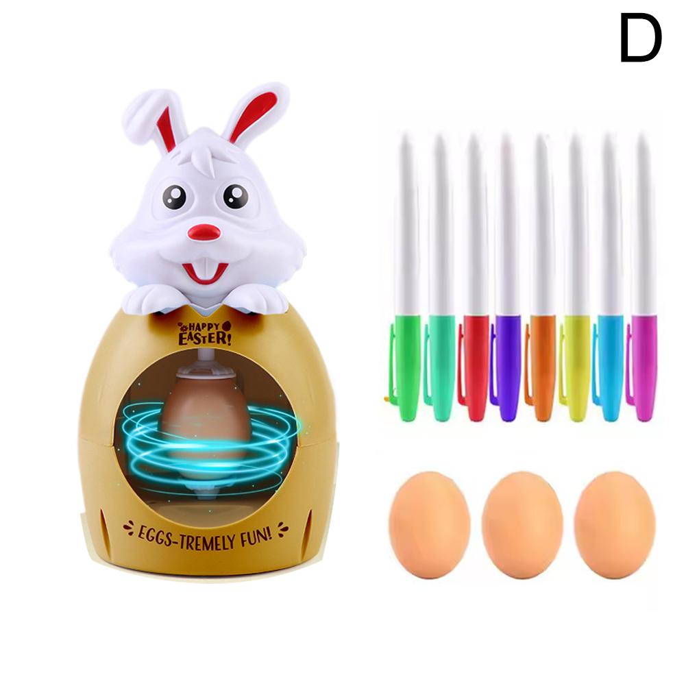 thumbnail image 1 of Conejito de Pascua eléctrico, huevos pintados de bricolaje, huevos para niños, conejito, bola decorativa, juguete de Pascua, regalo, 1 of 7