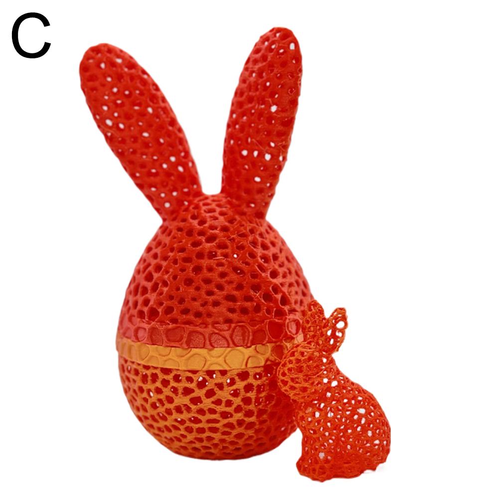 thumbnail image 1 of Juego de huevos de Pascua impresos en 3D, adornos huecos, regalo hecho a mano, decoración, 1 of 7