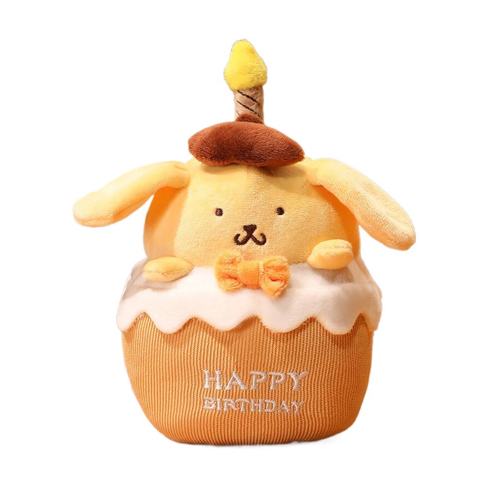 Peluche Kuromi, muñeca con forma de pastel que brilla y canta. Muñeca de pastel de cumpleaños de Kirby.