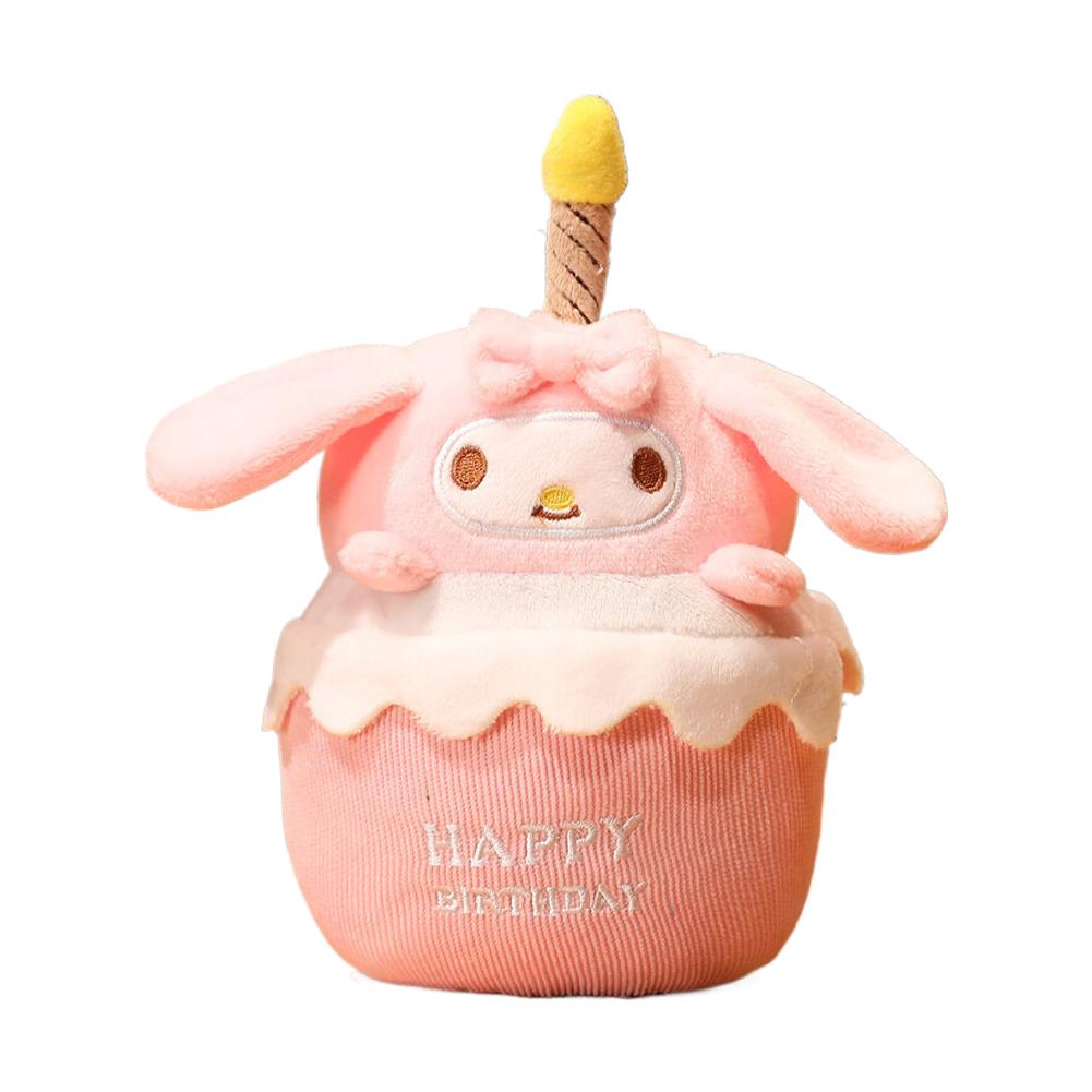 thumbnail image 1 of Peluche Kuromi, muñeca con forma de pastel que brilla y canta. Muñeca de pastel de cumpleaños de Kirby., 1 of 2