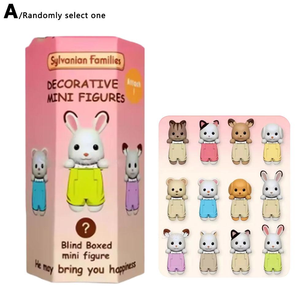Figura decorativa para teléfono móvil con forma de ángel de la familia del bosque de Sylvanian.
