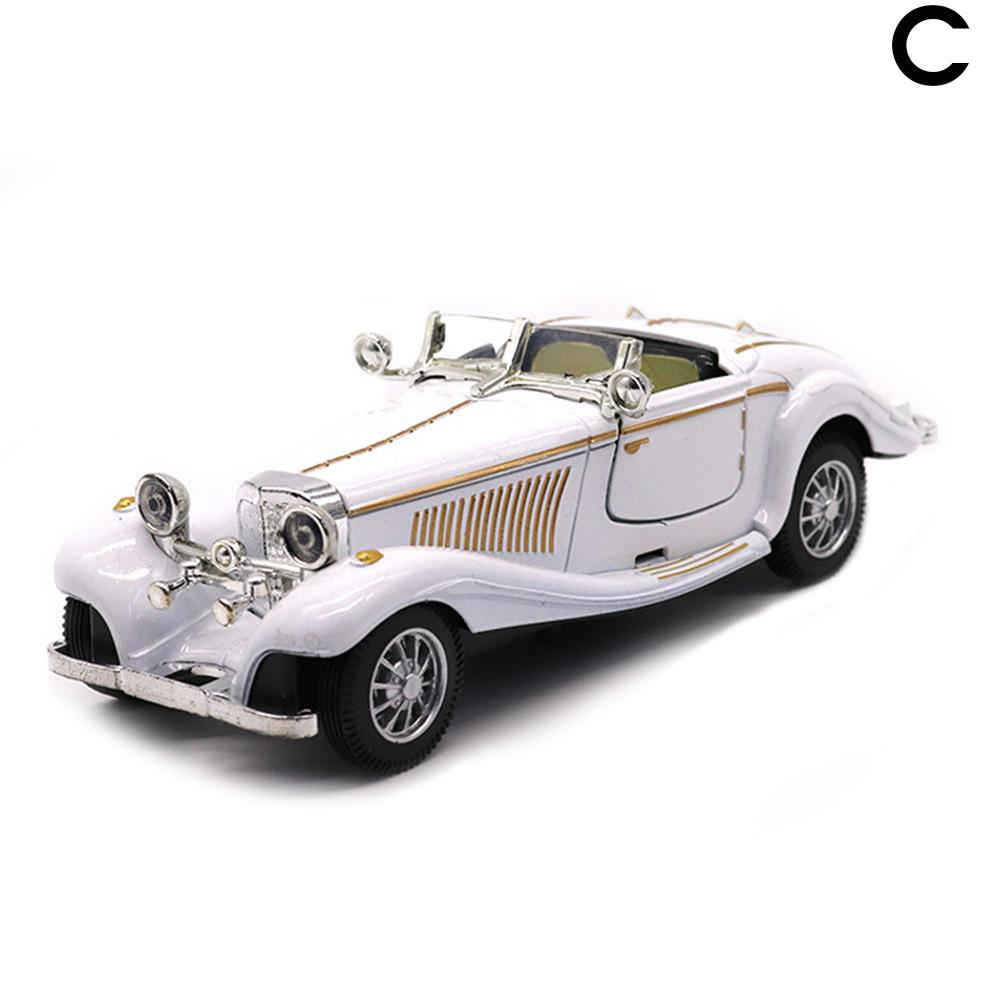 Comercio Exterior 1:28 Aleación Coche Clásico Retro 500K Modelo de Coche Colección Estática Regalo Adornos para Pastel