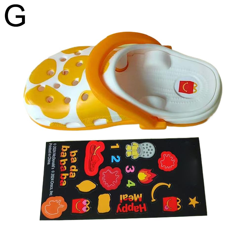 thumbnail image 1 of Llavero de McDonald's con forma de hamburguesa, zapatos, papas fritas y adornos colgantes, juguetes para niños., 1 of 2