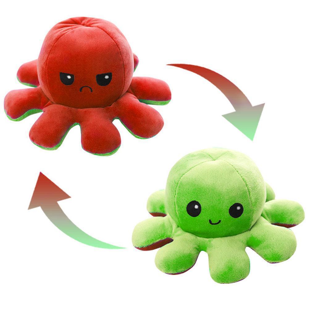 thumbnail image 1 of Pulpo Flip Pulpo Flip Pulpo Juguete de peluche Muñeca Flip de doble cara Muñeca Pulpo Muñeca, 1 of 7