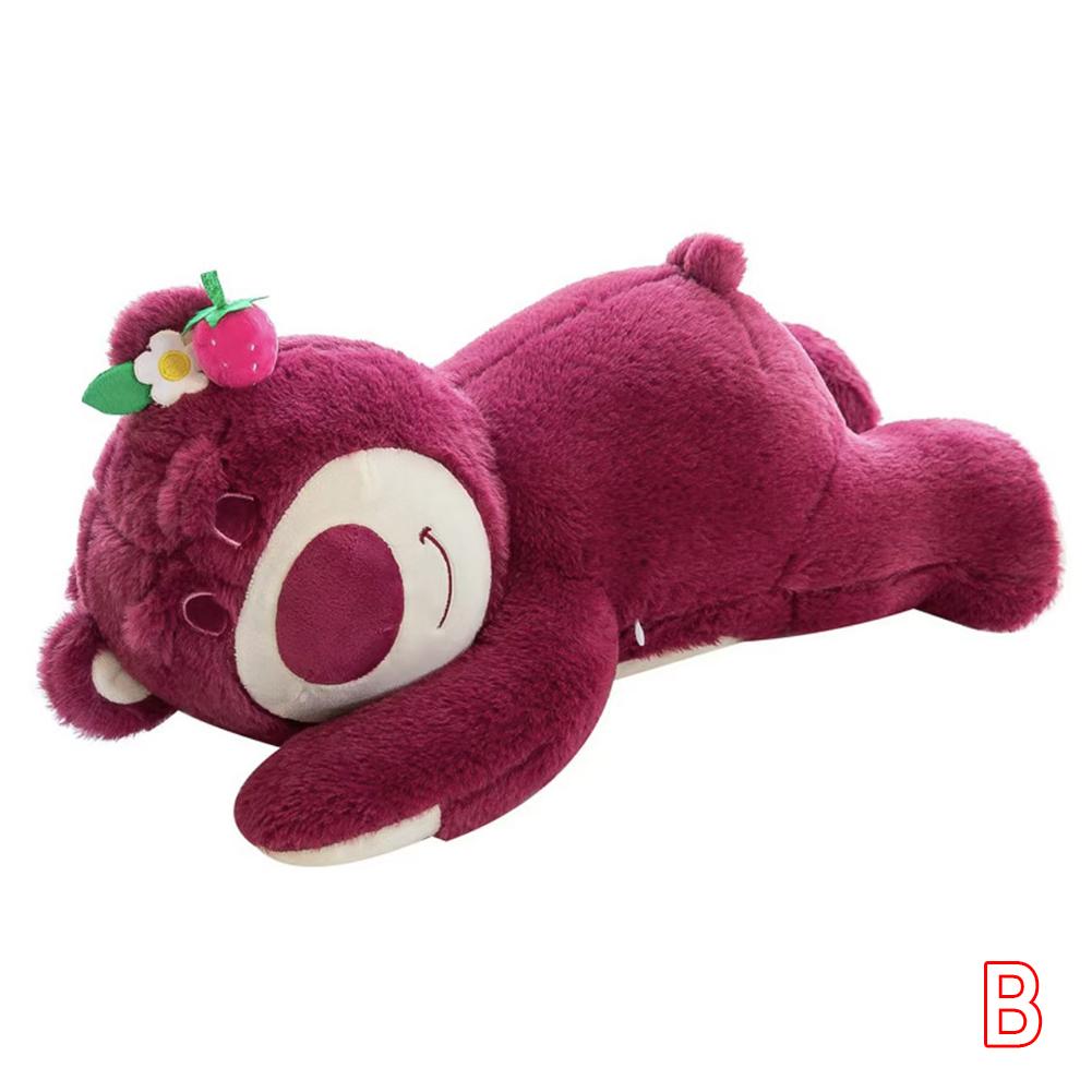 Peluche de oso de fresa con aroma a fresa para la mesita de noche, regalo para niña