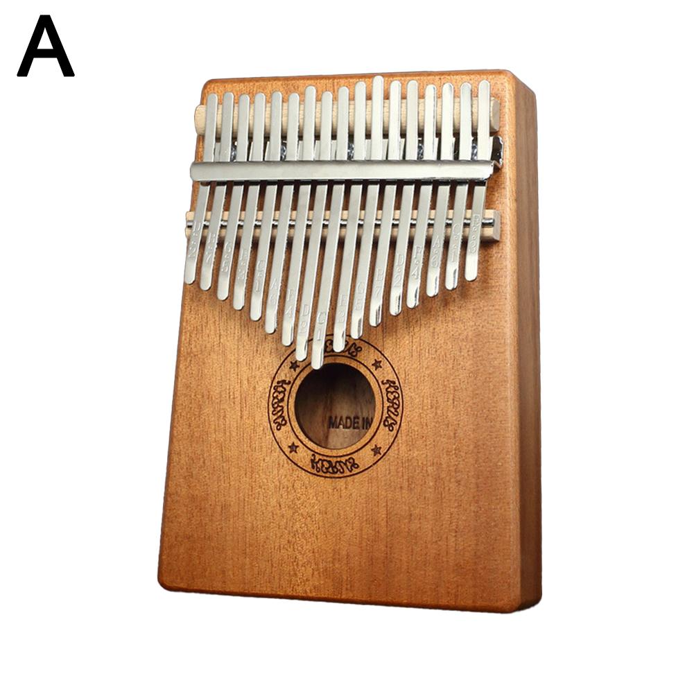thumbnail image 1 of Piano de pulgar Kalimba de 17 notas para principiantes, núcleo de caoba, tablero único completo, instrumento de piano de dedo, 1 of 2