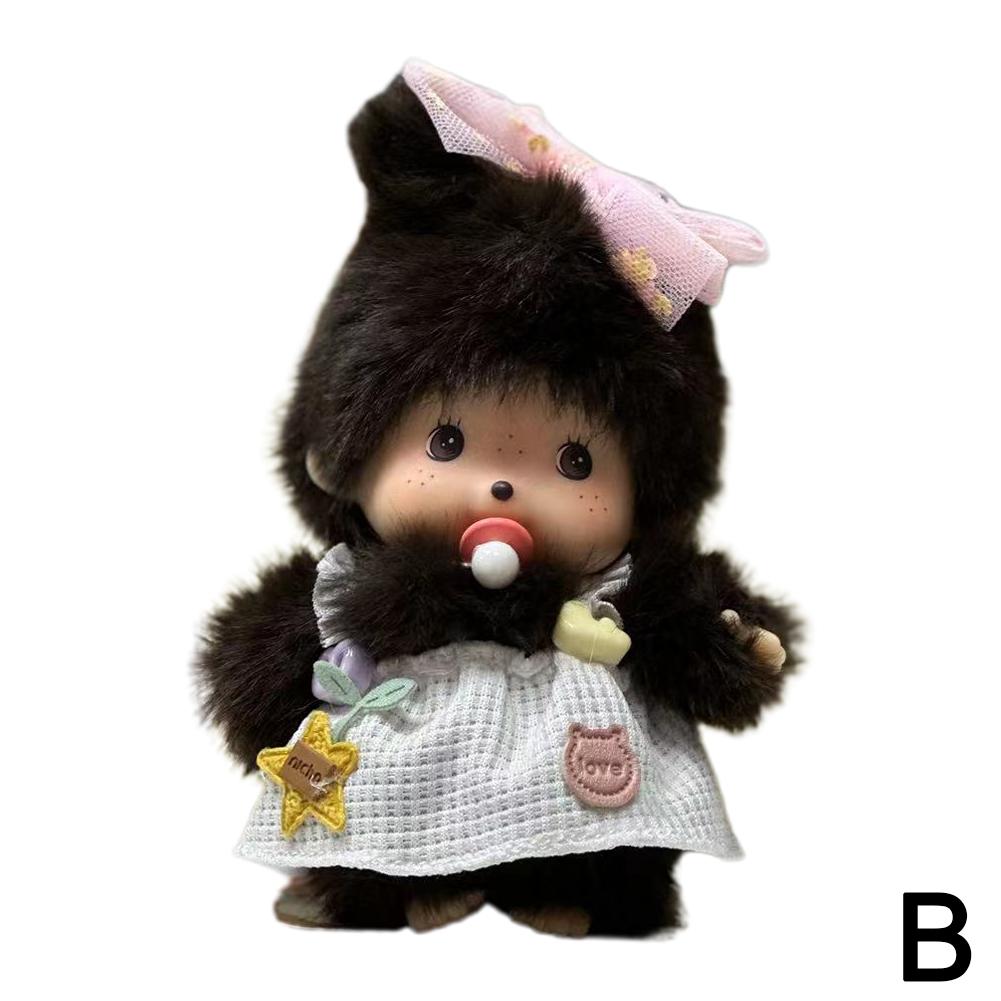 thumbnail image 1 of Muñeco de peluche de 15 cm con forma de mono, ideal para guarderías, Monchhichi, máquina de garras., 1 of 2