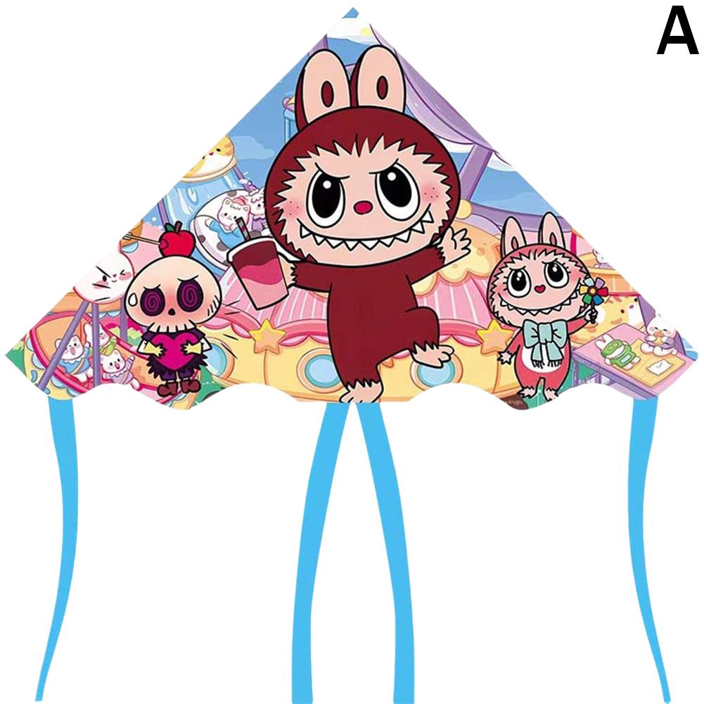 thumbnail image 1 of Cometa de estilo nuevo 2025 para niños, de dibujos animados, capibara, kulomi, de doble cola, sencilla., 1 of 7