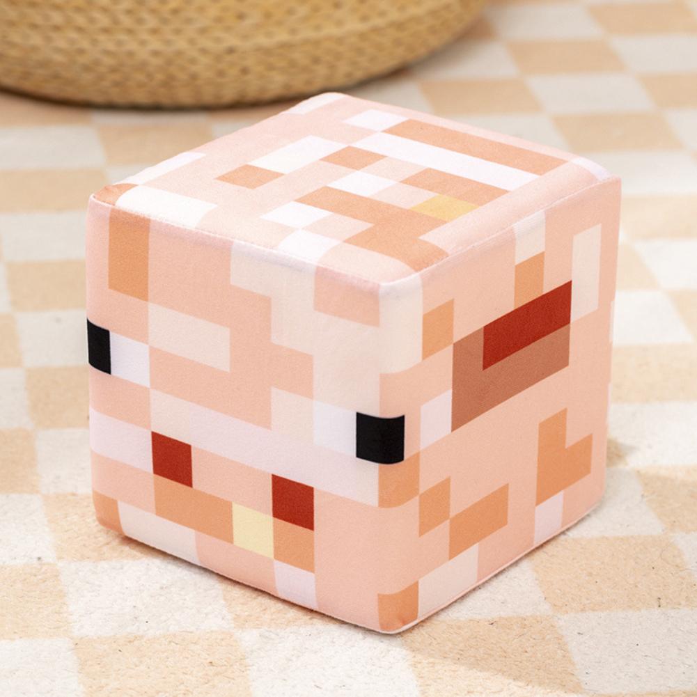 Muñeco de peluche My World Cube con forma de almohada, juego periférico, caja de cubo de esponja, juguete de peluche TNT