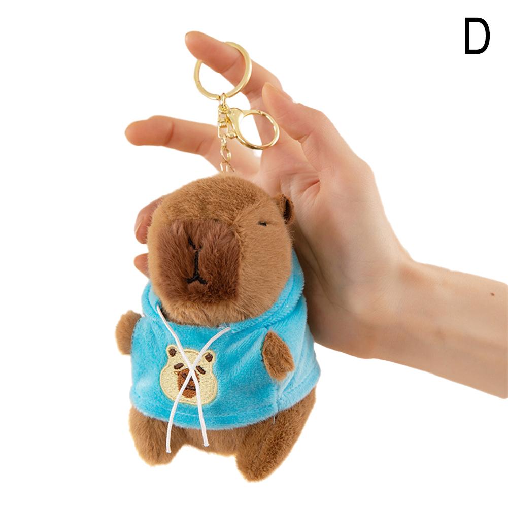 thumbnail image 1 of Lindo y creativo capibara de peluche con patatas fritas, juguete extraíble para niños, mochila, muñeco, pequeño regalo, 1 of 2