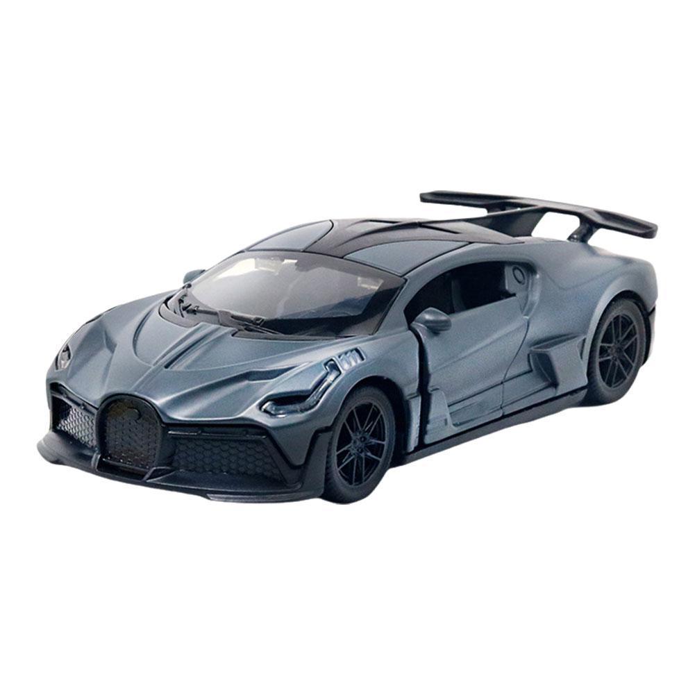 Modelo de coche deportivo de simulación de aleación para niños, juguete de tracción trasera, adornos de coche deportivo, regalo