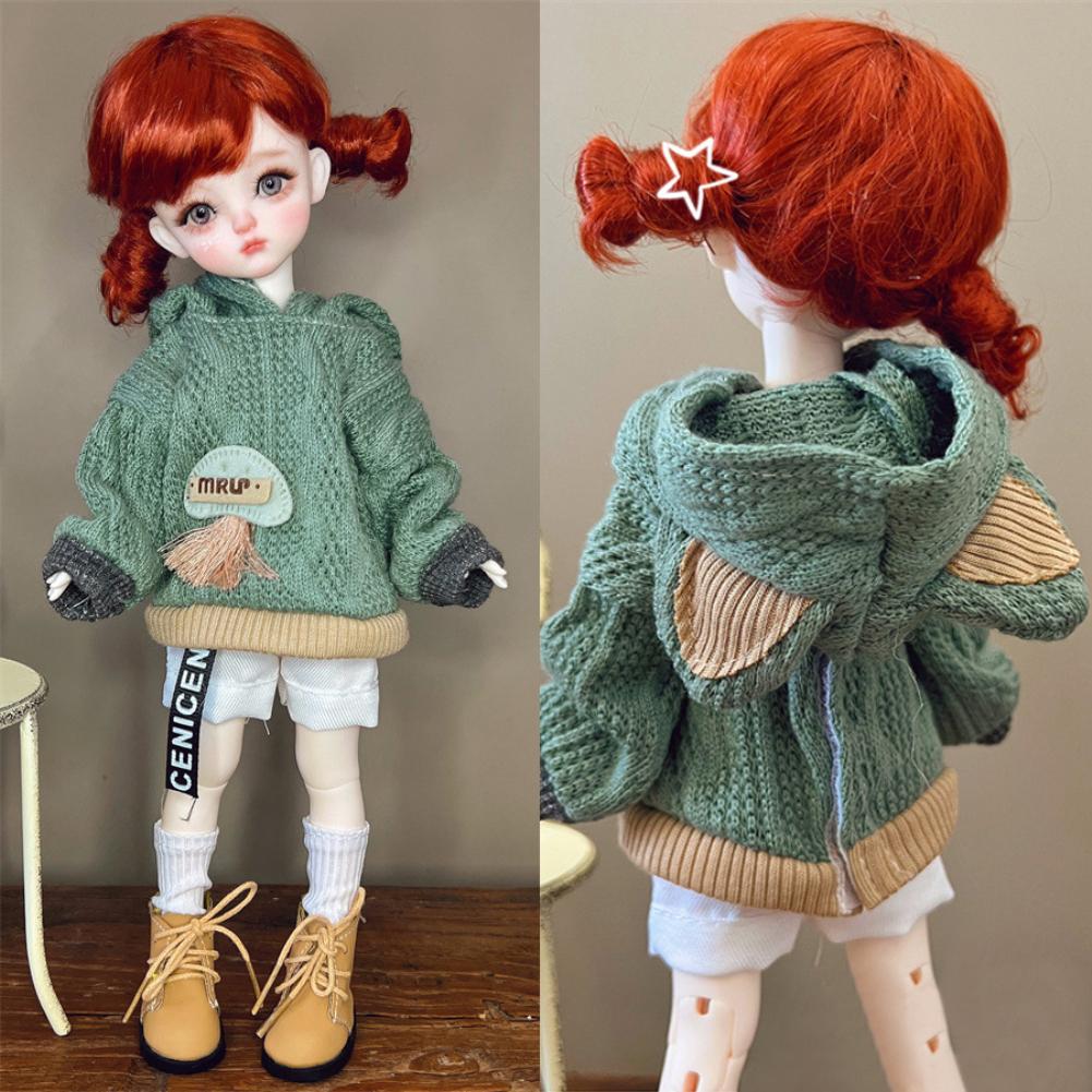 Ropa para muñecas BJD de 6 puntos para otoño e invierno, ropa para muñecas de 30 cm, traje informal, falda Lolita