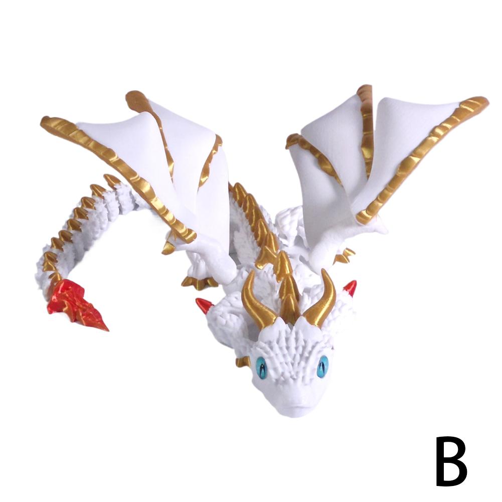 thumbnail image 1 of Juguete de regalo con forma de víbora de dragón de cristal chino impreso en 3D, Qin Che, puesto de venta transfronterizo de Amazon, regalo para niños, 1 of 2