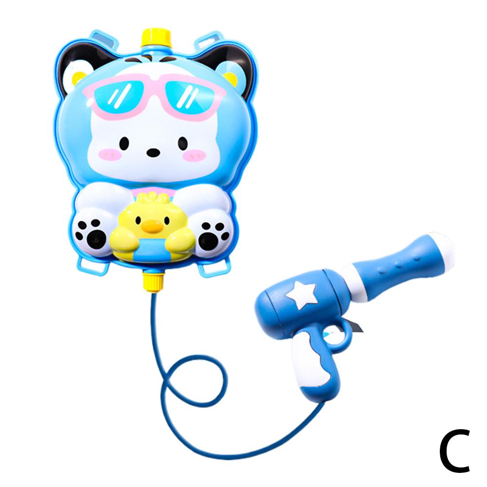 Mochila infantil con pistola de agua Kuromie Melody, juguete con rociador de agua extraíble, juego de agua