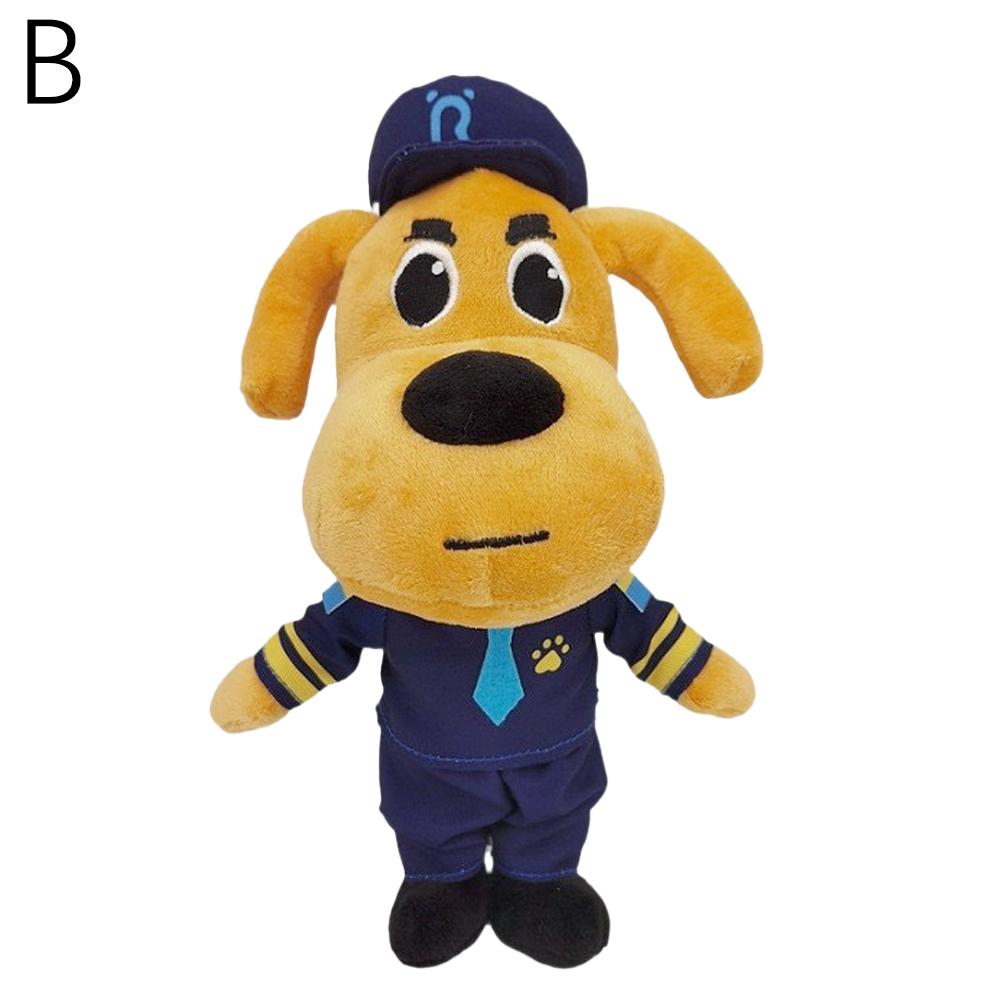 Muñeca Labrador Sheriff Muñeca de peluche Niños Lindo Juguete de dibujos animados Muñeca relajante