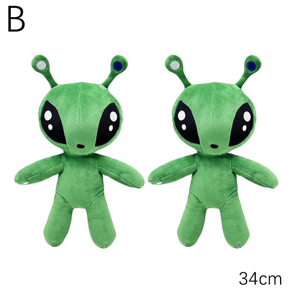 thumbnail image 1 of Muñeco de peluche extraterrestre verde Aftonsparv, juguete periférico, 1 of 2