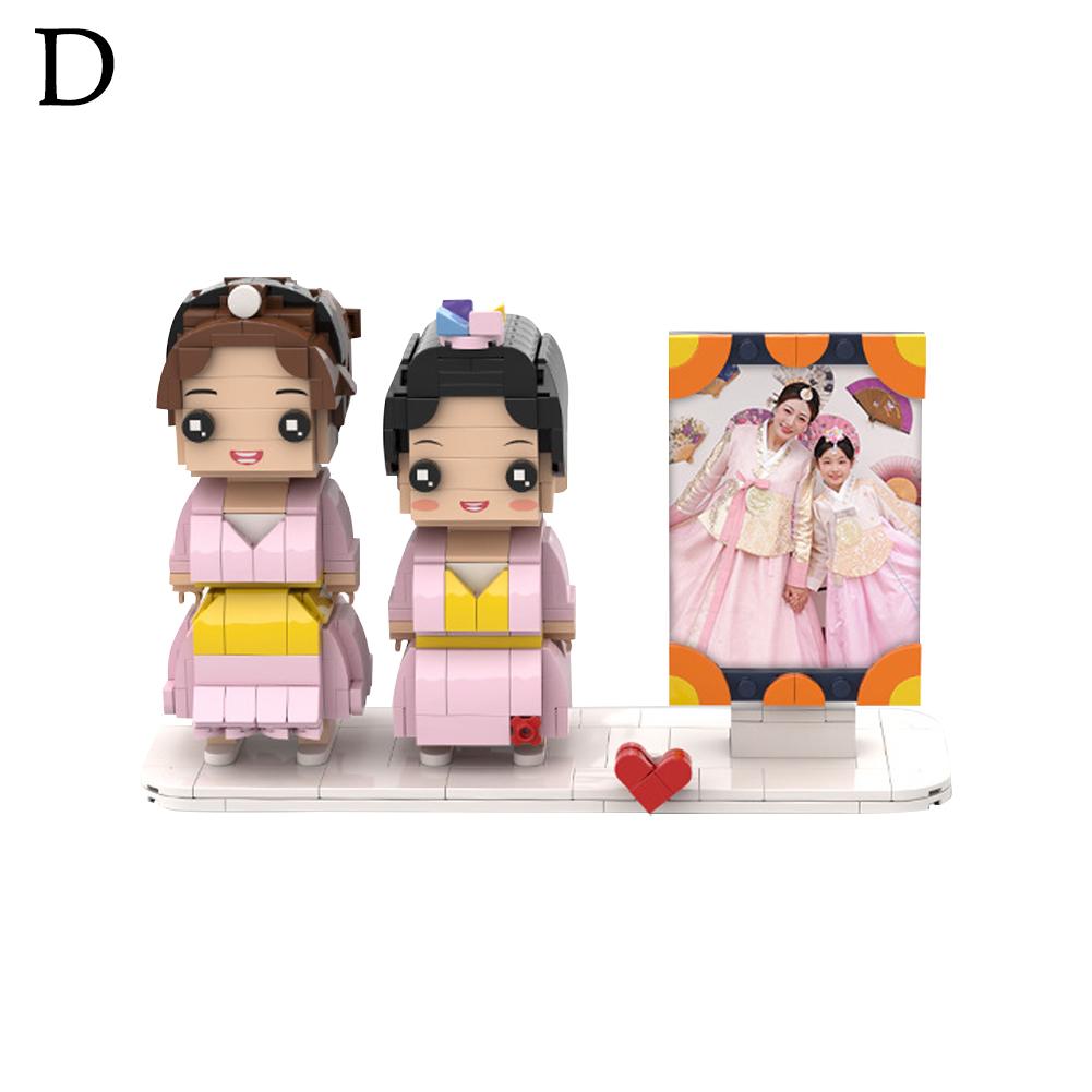 thumbnail image 1 of Muñeca fotográfica de cara redonda Jizai, bloques de construcción personalizados, retrato Diy3D, regalo creativo, cumpleaños, pareja, suministro internacional, 1 of 7